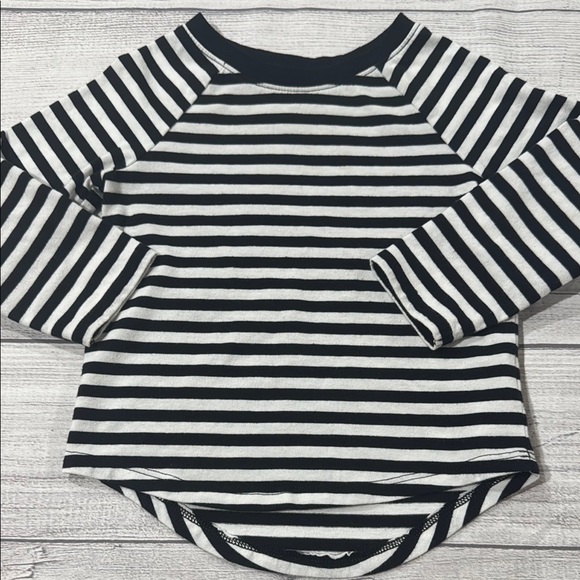 Cat & Jack Other - Cat & Jack Baby Girls Black and White Striped Long Sleeve Tee